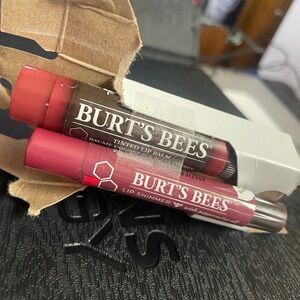 Burt’s Bees Bundle of 3 Tinted Shimmer Vanilla Bean Chapsticks, NWT